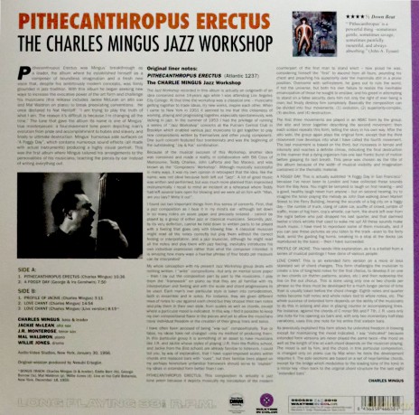 Charles Mingus: Pithecanthropus Erectus (Limited) (Transparent Purple) [Winyl]
