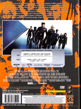 X-Men 2 (Superbohaterowie) (booklet) [DVD]