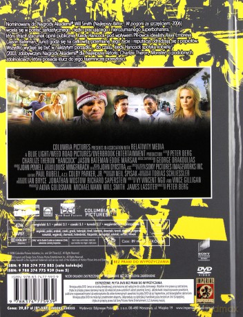 Hancock (Superbohaterowie) (booklet) [DVD]