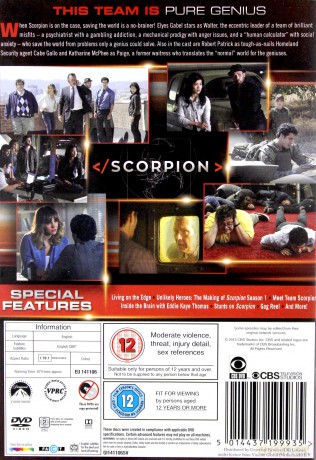 Scorpion Season 1 (Skorpion) [3DVD]