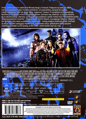 X-Men: Ostatni bastion (Superbohaterowie) (booklet) [DVD]