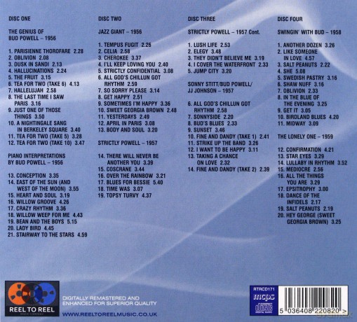 Bud Powell: Seven Classic Albums Vol 2 [4CD]