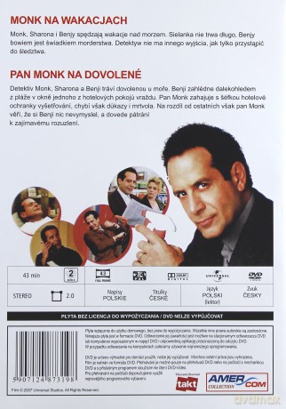 Monk 08: Monk na wakacjach [DVD]