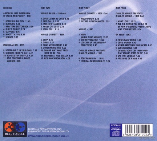 Charles Mingus: Six Classic Albums Vol 2 [4CD]