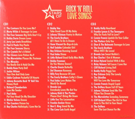 Stars Of Rock N Roll Love Songs [3CD]