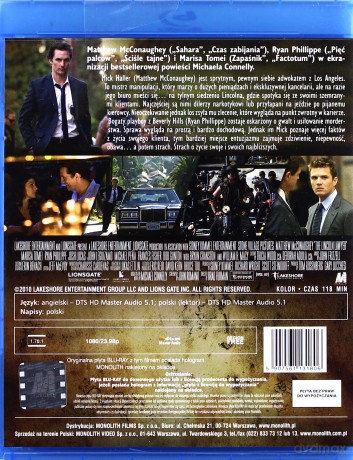Prawnik z Lincolna [Blu-Ray]