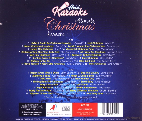 Ultimate Christmas Karaoke [2CD]