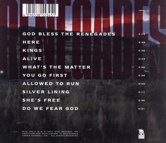 Clint Lowery: God Bless The Renegades [CD]