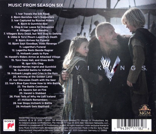 The Vikings Final Season soundtrack (Trevor Morris) [CD]