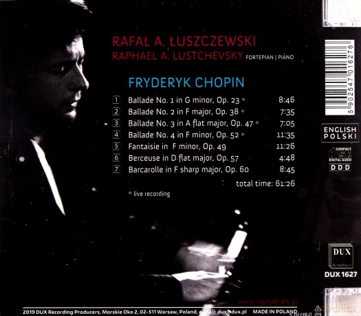 Rafał Łuszczewski: Ballades Chopin [CD]