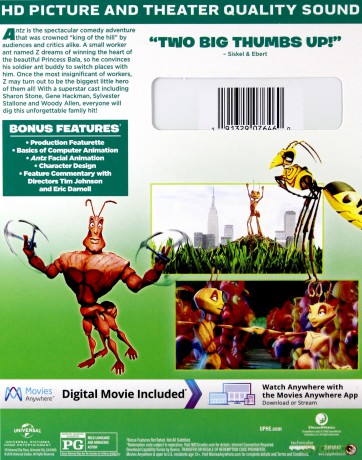 Antz (Mrówka Z) [Blu-Ray]