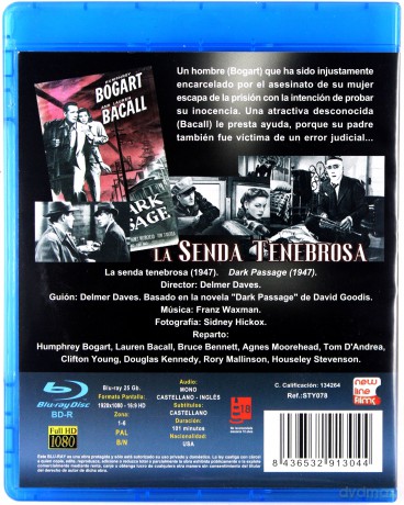 Dark Passage (Mroczne przejście) [Blu-Ray]