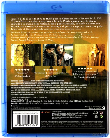 The Merchant of Venice (Kupiec wenecki) [Blu-Ray]