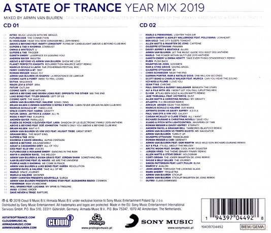 Armin van Buuren: A State of Trance Year Mix 2019 [2CD]