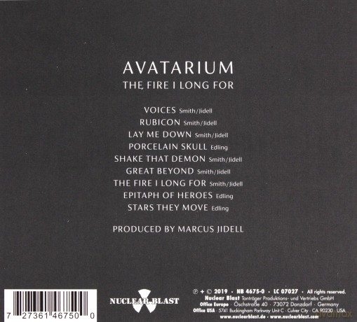 Avatarium: The Fire I Long For (Limited) (digipack) [CD]