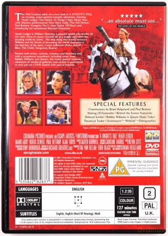 A Knight's Tale (Obłędny rycerz) [DVD]