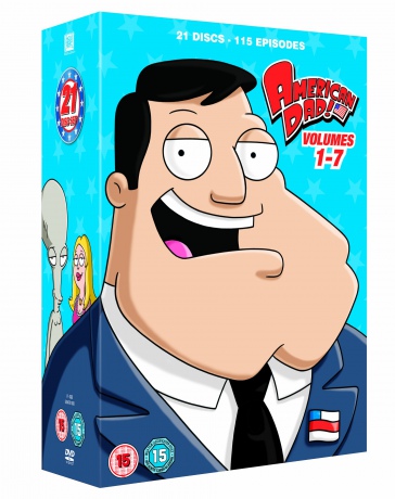American Dad! Volume 1-7 (Amerykański tata Część 1-7) [21DVD]