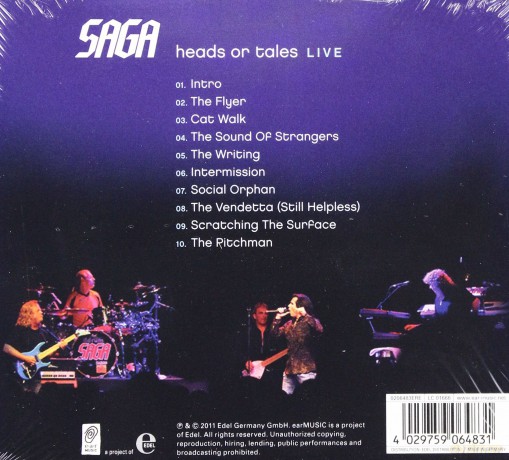 Saga: Heads Or Tales Live (Digipack) [CD]