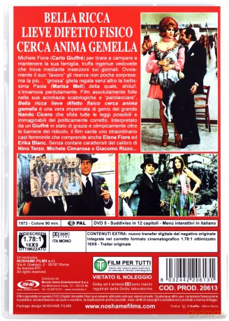 Bella Ricca Lieve Difetto Fisico Cerca Anima Gemella [DVD]