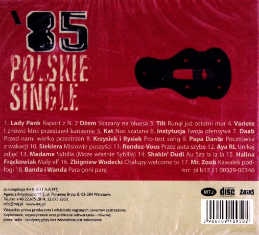 Polskie single 85 (digipack) [CD]