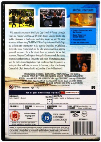 Captain Corelli's Mandolin (Kapitan Corelli) [DVD]
