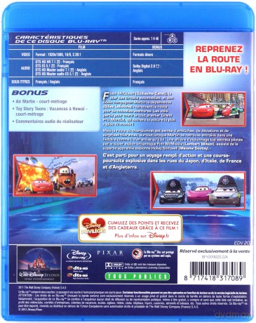 Cars 2 (Auta 2) [Blu-Ray]