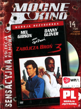 Zabójcza broń 3 wersja reżyserska (polski lektor) (Mocne Kino 14) [DVD]+[KSIĄŻKA]