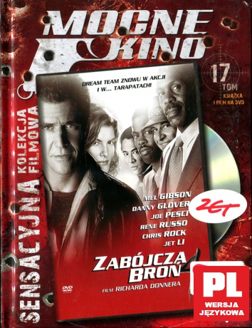 Zabójcza broń 4 (polski lektor) (Mocne Kino 17) [DVD]+[KSIĄŻKA]