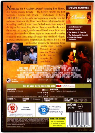 Chocolat (Czekolada) [DVD]