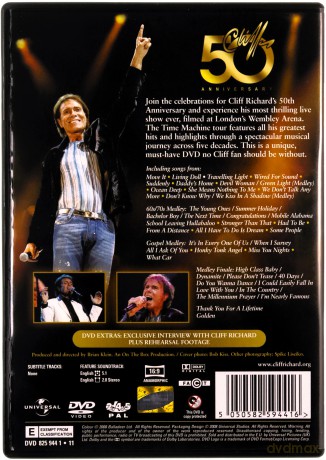 Cliff Richard: 50th Anniversary Time Machine Tour [DVD]