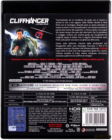 Cliffhanger (Na krawędzi) [Blu-Ray 4K]+[Blu-Ray]