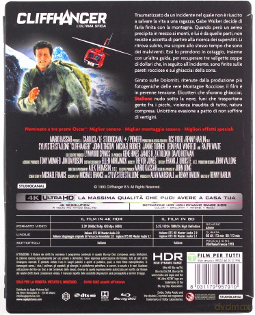 Cliffhanger (Na krawędzi) [Blu-Ray 4K]+[Blu-Ray]