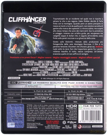 Cliffhanger (Na krawędzi) [Blu-Ray 4K]+[Blu-Ray]