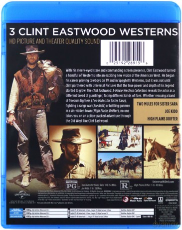 Clint Eastwood: The Universal Pictures 7-Movie Collection: Two Mules for Sister Sara / Joe Kidd / High Plains Drifter / Coogan's Bluff / The Beguiled / Play Misty for Me / The Eiger Sanction [7xBlu-Ray]