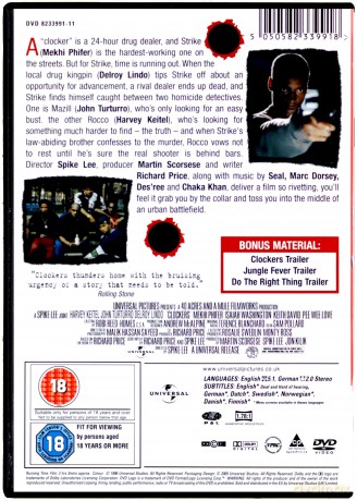 Clockers (Ślepy zaułek) [DVD]