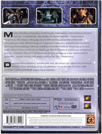 Obcy kontra Predator (Science Fiction The Best Of Nieziemska Kolekcja Filmowa) (booklet) [DVD]