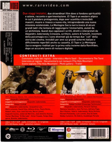 Collezione Alejandro Jodorowsky (La Montagna Sacra / El Topo) (Święta góra / Kret) [Blu-Ray]