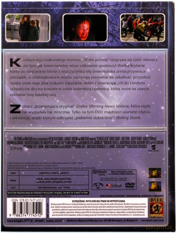 28 tygodni później (Science Fiction The Best Of Nieziemska Kolekcja Filmowa) (booklet) [DVD]