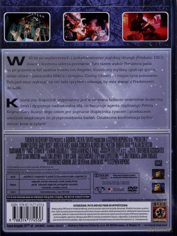 Predator 2 (Science Fiction The Best Of Nieziemska Kolekcja Filmowa) (booklet) [DVD]