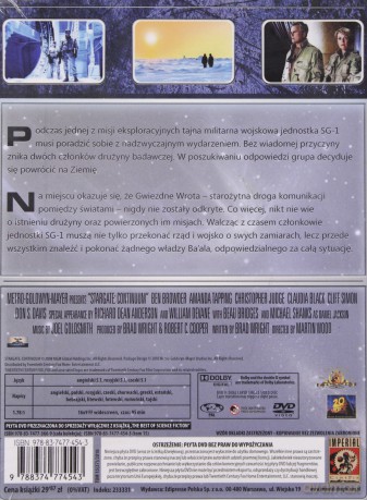 Gwiezdne wrota: Continuum (Science Fiction The Best Of Nieziemska Kolekcja Filmowa) (booklet) [DVD]