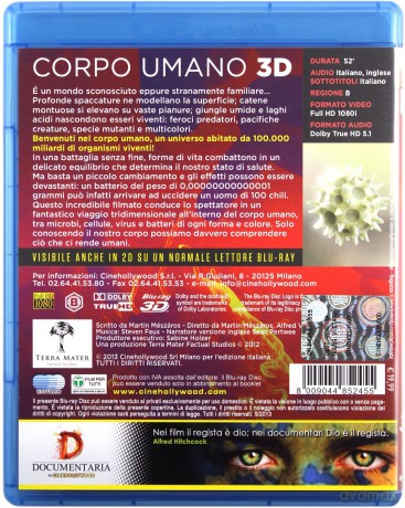 Corpo Umano [Blu-Ray 3D]+[Blu-Ray]