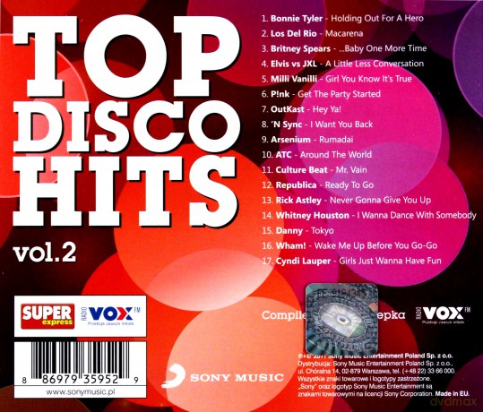 Top Disco Hits vol 2 [CD]