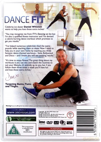 Daniel Whiston's Dance Fit - 3 Calorie Burning Dance Workouts - Bollywood, Disco And Salsa [DVD]