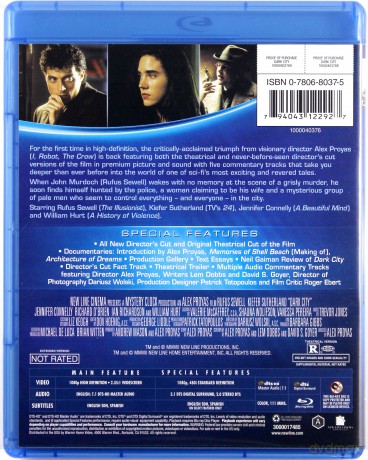 Dark City (Mroczne miasto) [Blu-Ray]
