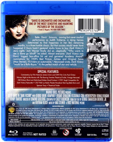 Dark Victory [Blu-Ray]