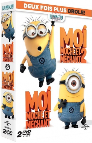 Despicable Me 1-2 (Jak ukraść księżyc / Minionki rozrabiają) [2DVD]