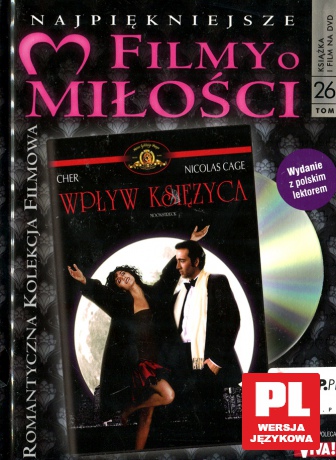 Wpływ księżyca (polski lektor) (Najpiękniejsze Filmy o Miłości 26) (booklet) [DVD]