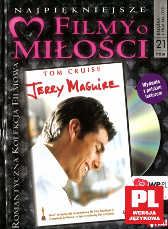 Jerry Maguire (polski lektor) (Najpiękniejsze Filmy o Miłości 21) [DVD]+[KSIĄŻKA]