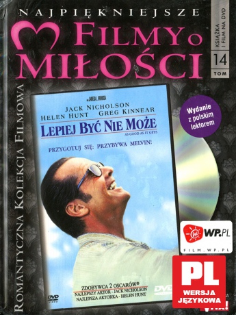 Lepiej być nie może (polski lektor) (Najpiękniejsze Filmy o Miłości 14) (booklet) [DVD]