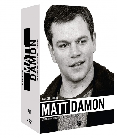 Matt Damon : Invictus / Hereafter / The Departed / Contagion (Invictus - Niepokonany / Medium / Infiltracja / Contagion - Epidemia strachu) [4DVD]